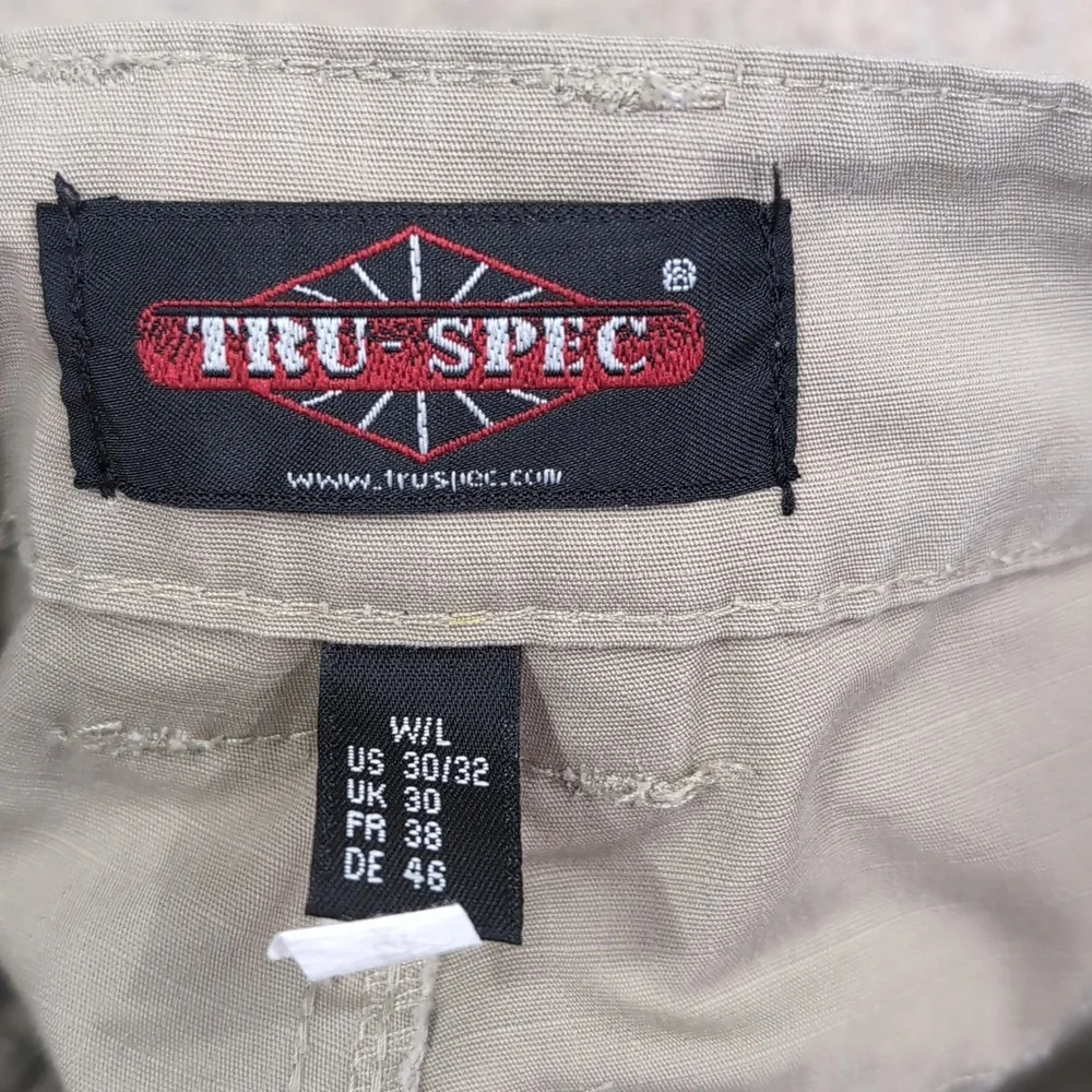 Tru-Spec Tactical Tan Khaki Pants Men's 30x32, Outdoor